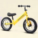 Bigsalestore Kids Balance Bike Toddlers Bike Sport Training Bicycle Adjustable Seat & Handlebar Height, 11.8" Wheels, Anti-skid Shockproof Tires, for 2-6 Year Olds with Air Pump