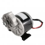 Octpeak Scooter Brush Motor, Durable DC Gear Reduction Motor, Aluminum Brushed DC Motors Reductor MY1025Z2 12V 250W For Electric Bicycle Scooter