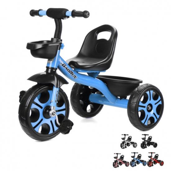 Kids Trike, Toddlers Children Tricycle, Stroller Trike 3 Wheel Pedal Bike, for aged 6 month and up Boys Girls Indoor & Outdoor with Storage Bin