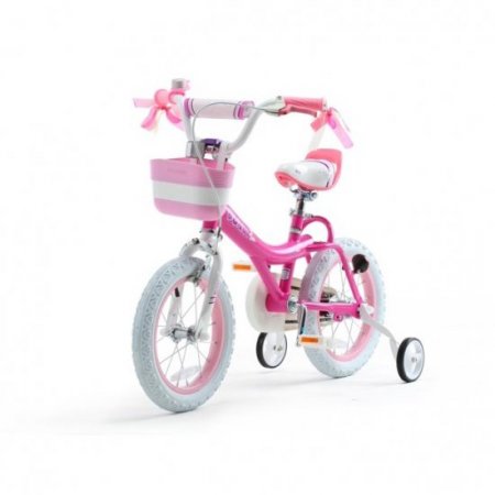 Royalbaby Bunny Girl's Bike 12 In. Kid's Bicycle, Fuchsia (Open Box)