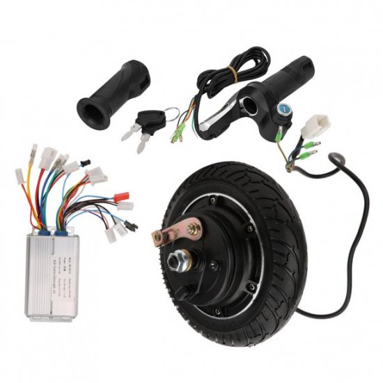 Zerodis Easy To Install Electric Scooter Brushless Hub Motor, 8 Inch Hub Motor, Low Power Consumption For Electric Bicycle, Electric Bike Fast Start Accessory