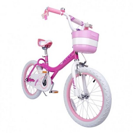 RoyalBaby Bunny Girl's Bike Fushcia 18 inch Kid's bicycle