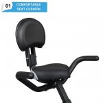 Ubesgoo UBesGoo Folding Adjustable Exercise Bike, with Pulse Sensor/LCD Monitor