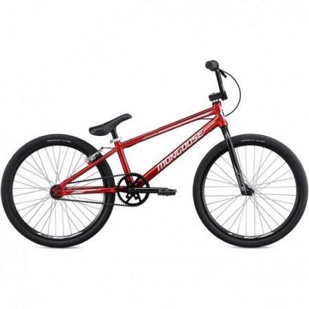 Mongoose Title 24 BMX Race Bike, 24-inch Wheels, Beginner or Returning Riders, Lightweight Tectonic T1 Aluminum Frame and Internal Cable Routing