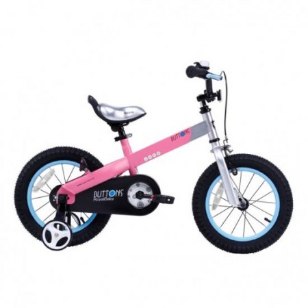 Royalbaby Matte Buttons 14-inch Kids' Bike with Training Wheels