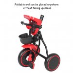 BLUKIDS Series Kids Trike Toddlers Children Tricycle Stroller Trike 3 Wheel Pedal Bike Multicolor for 2 3 4 5 Years Old Boys Girls Indoor