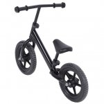 Walfront WALFRONT 12" Kids Balance Bike, Children Toddler Push Bike Bicycle Adjustable Handlebar and Seat Sports Balance Bike for Children Boys & Girls Age 3-6 (Black)