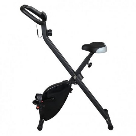 Home Folding Exercise Bike Black