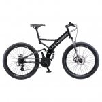 Mongoose Blackcomb Mountain Bike, 26-inch wheels, 24 speeds, Black, Men's