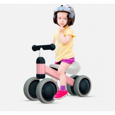 Bounce Master Bounce Master Sturdy Baby Balance Bike for Boys and Girls 6 to 24 Months, 1 Year Old and 2 Year Old - Safe & Perfect as 1st Bike or Gift (Pink)