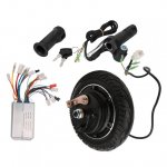 Mgaxyff Low Power Consumption Electric Scooter Brushless Hub Motor, 8 Inch Hub Motor, Fast Start Accessory For Electric Bicycle, Electric Bike