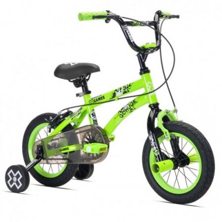 X-Games 12" BMX Boy's Bike, Green