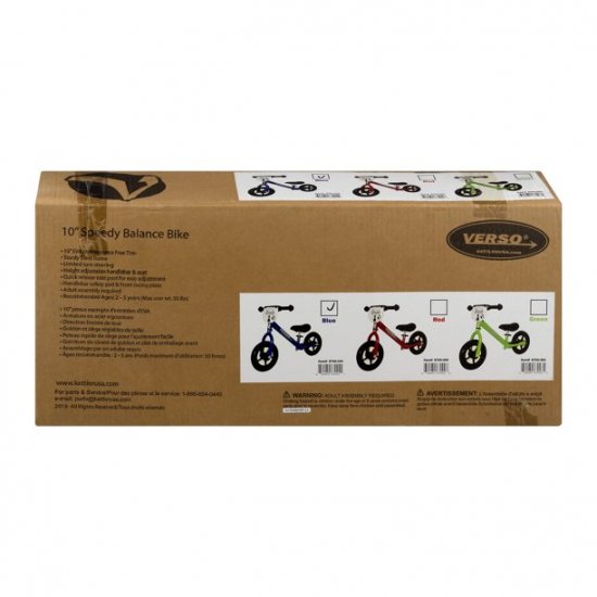 Kettler Verso Speedy Balance Bike Blue 10\", 1.0 CT