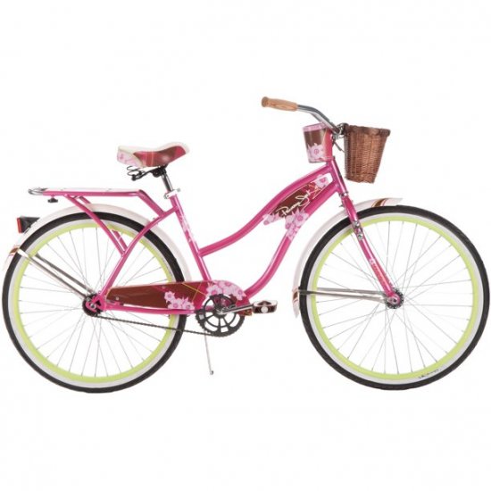 Huffy 26\" Panama Jack Women\'s Cruiser Bike, Pink