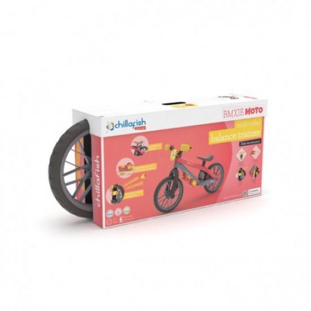 Chillafish Chillafish BMXie MOTO multi-play balance trainer with real VROOM VROOM sounds and detachable play motor, included child-safe screwdriver and screws, adjustable seat, for age 2-5 years, red