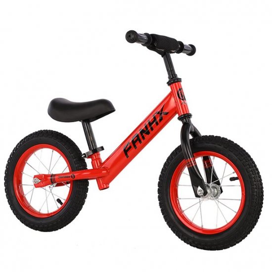 KUDOSALE 3 Colors Children Balance Bike Walking Balance Training For Toddlers 2-5 Years Old 12\'\' With Rubber Wear-resistant Tires