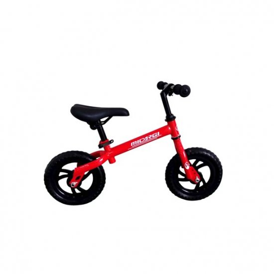 USToyOutlet USToyOutlet 10\" Balance Bike Push Bike Steel Frame EVA Tire Bicycle, Black Wheel Kid\'s Bike - Red