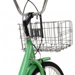 houssem Green Adult Tricycle, Three Wheel Cruiser Bike with 24-Inch Trike Wheels and Rear Basket,for Shopping