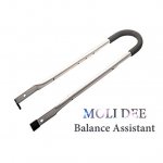 MOLI DEE MOLI DEE Children Cycling Bike Safety Trainer Handle Balance Push Bar (Gray-1)