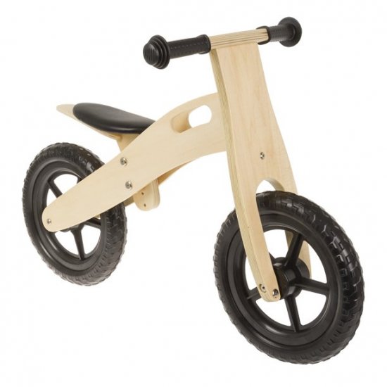 Anlen Anlen Ultra-light 12 in Black Wooden Running/Balance Bike