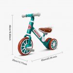 Stoneway Kids Balance Bike, Lightweight Sport Training Bicycle Learn To Ride No Pedal Push Balance Walker W/ Height Adjustable Seat for Toddler & Children Ages 0.5 to 1.5 Years Old