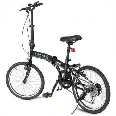 20" 7-Speed Lightweight Iron V-Brakes Folding Bike