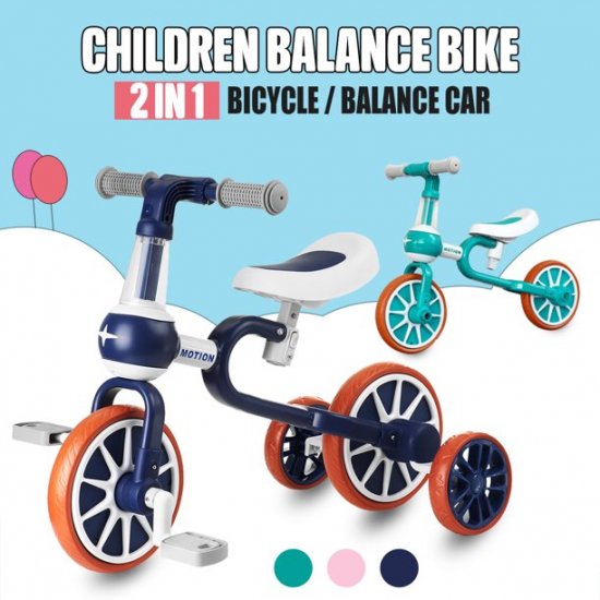 Stoneway Stoneway [2 IN 1 DESIGN] Junior Toddler Balance Bike Christmas Gifts