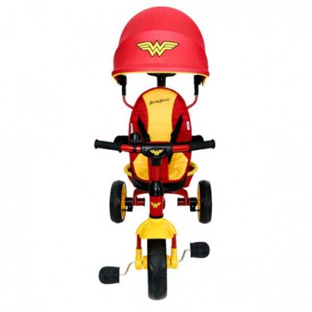 KidsEmbrace DC Comics Wonder Woman 4-in-1 Push and Ride Stroller Tricycle