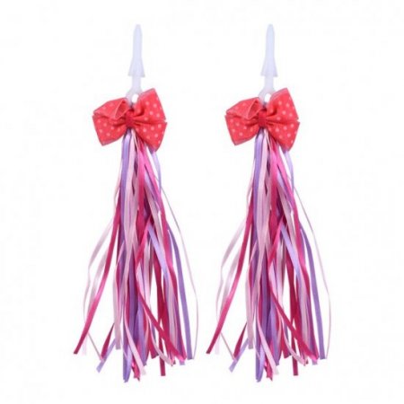 Hemoton HEMOTON Pair of Children Bike Streamers Handlebar Ribbon Kids Scooter Tassels (Type B)