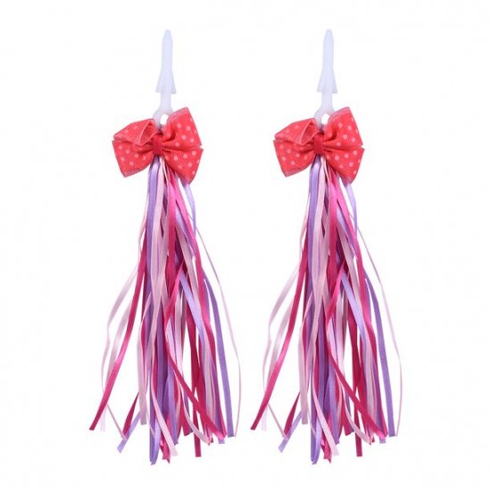 Hemoton HEMOTON Pair of Children Bike Streamers Handlebar Ribbon Kids Scooter Tassels (Type B)