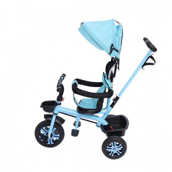 Kids Trike, Vingtank Children Trike Bike Tricycle 4 in1 Baby Kids Trike Girls Boys Push Along Tricycle Toddlers 3-Wheel Pedal Bike - Blue 31\"X 18 \"X 38\"