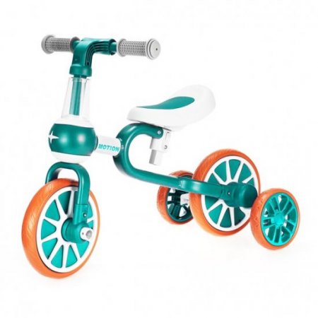 Novashion Novashion Sidewalk Bike, 12-inch wheels, ages 6-12 months, Blue/Green/Pink