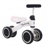 3-in-1 Tricycle for Children Aged 1 to 3, Scooter, Balance Bike, 3-wheel Vehicle Non-inflatable(White)