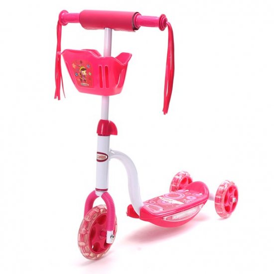 Wonderplay Scooters for Kids 3 Wheel Toddler Scooter,110lbs Weight Limit,With LED Letf Rright Side (not Wheels)Music Age 3-6 Year Old