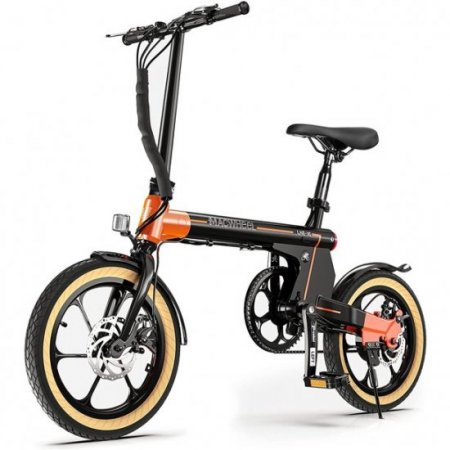 Macwheel 16" Electric Folding Bike Top Speed 15.5mph Commuter Bicycle for People Aged 14 to 65 | LNE-16