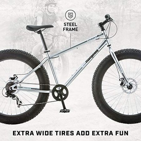 Mongoose 26 Inch Men's Malus Fat Tire Bike