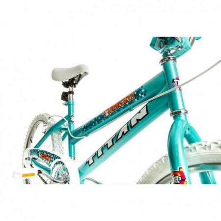 20" Titan Tomcat Girls' BMX Bike with Pads, Teal Blue