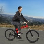 [Camping Survivals] 26-inch 21-speed folding mountain bike red