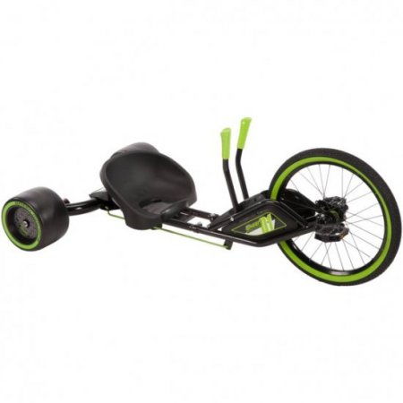 Huffy Green Machine RT 20-Inch 3-Wheel Tricycle in Green and Black