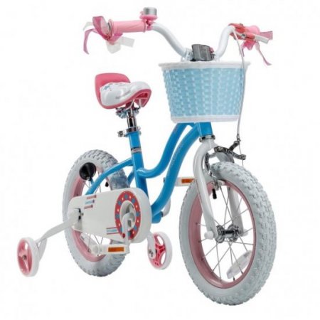 Royalbaby Stargirl Girl's Bike, 14 In. Wheels, Blue (Open Box)