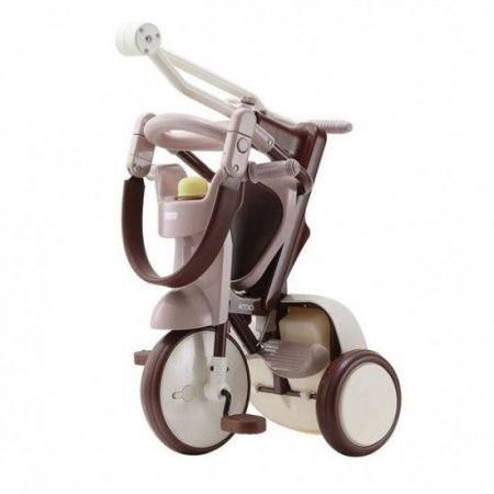 iimo 3-in-1 Foldable Tricycle with canopy (Comfort Brown)