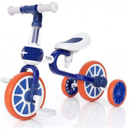 XJD XJD 3 in 1 Baby Balance Bike for 2-4 Years Old Boys Girls Tricycle for Toddler First Bike Infant 4 Wheel Balance Bicycle with Adjustable Seat Detachable Pedal and Training Wheel Birthday Gift