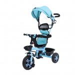 Kids Trike, Vingtank Children Trike Bike Tricycle 4 in1 Baby Kids Trike Girls Boys Push Along Tricycle Toddlers 3-Wheel Pedal Bike - Blue 31"X 18 "X 38"