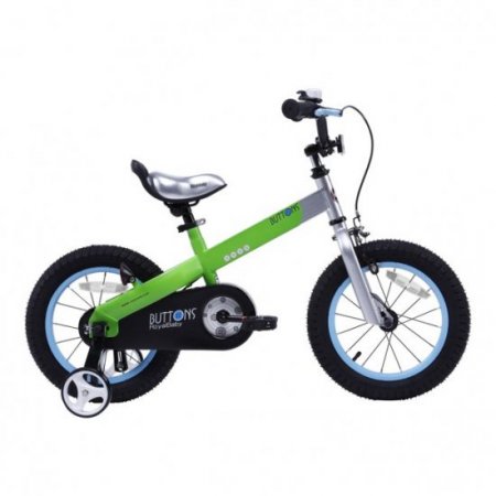 RoyalBaby Buttons Matte Blue 16 inch Kid's Bicycle