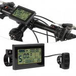 Zerodis LCD Instrument, High Reliability Electric Bicycle LCD Instrument, For Cycling Riding Cyclists Car Shops Equipment