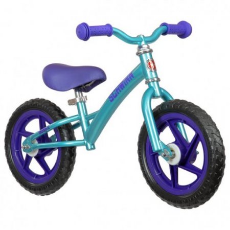 Schwinn Schwinn Skip 2 Balance Bike for Learning to Ride, 12-inch wheels, ages 2 - 4, Teal / Purple