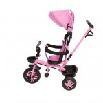 Kids Tricycle, Kids Toddler Beginner Trike, Tricycle Bike with Storage Bin, Toddler Stroll and Ride Trike, Pink