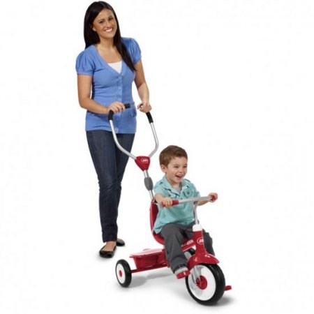 Radio Flyer 4-in-1 Stroll 'n Trike, Red