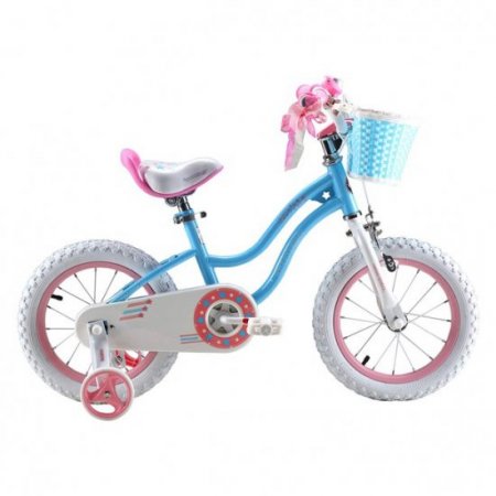 Royalbaby Stargirl Girl's Bike, 14 In. Wheels, Blue (Open Box)