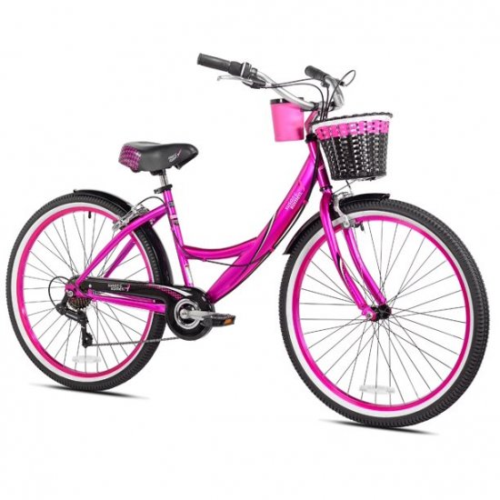 Susan G Komen 26\" Cruiser Women\'s Bike, Hot Pink